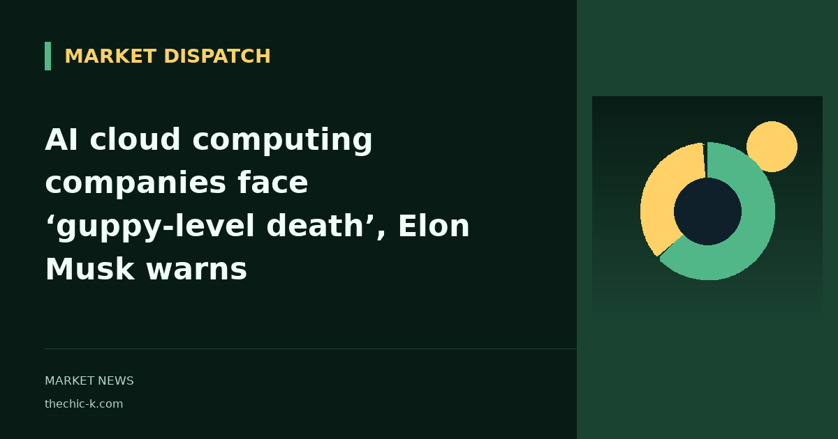 AI cloud computing companies face ‘guppy-level death’, Elon Musk warns