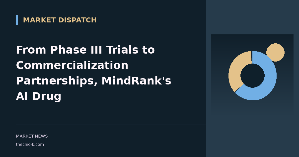 From Phase III Trials to Commercialization Partnerships, MindRank's AI Drug