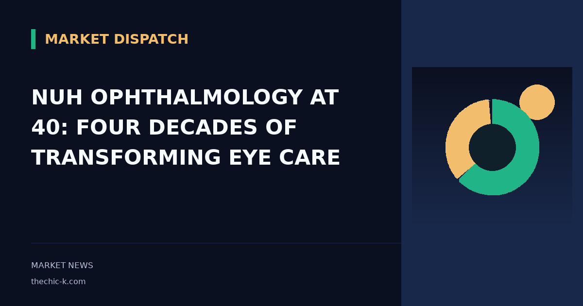 NUH OPHTHALMOLOGY AT 40: FOUR DECADES OF TRANSFORMING EYE CARE